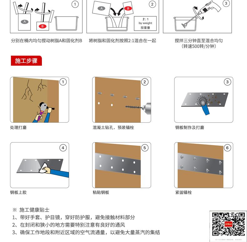 包钢四方台粘钢加固施工过程